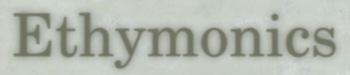 Ethymonics